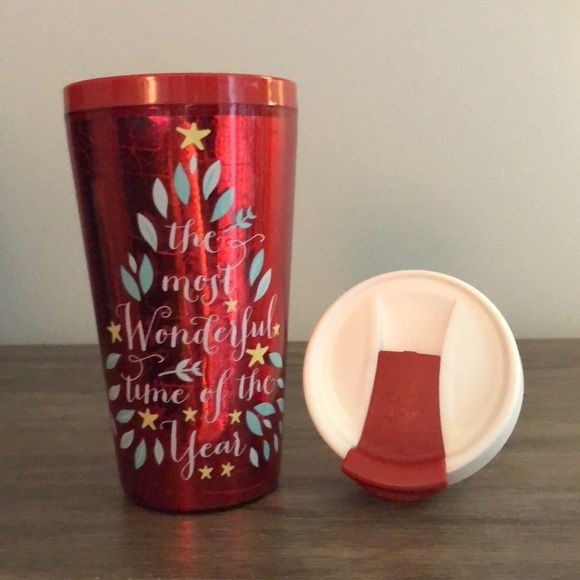16 ounce plastic insulated cool gear Christmas Tumbler - Picture 8 of 8